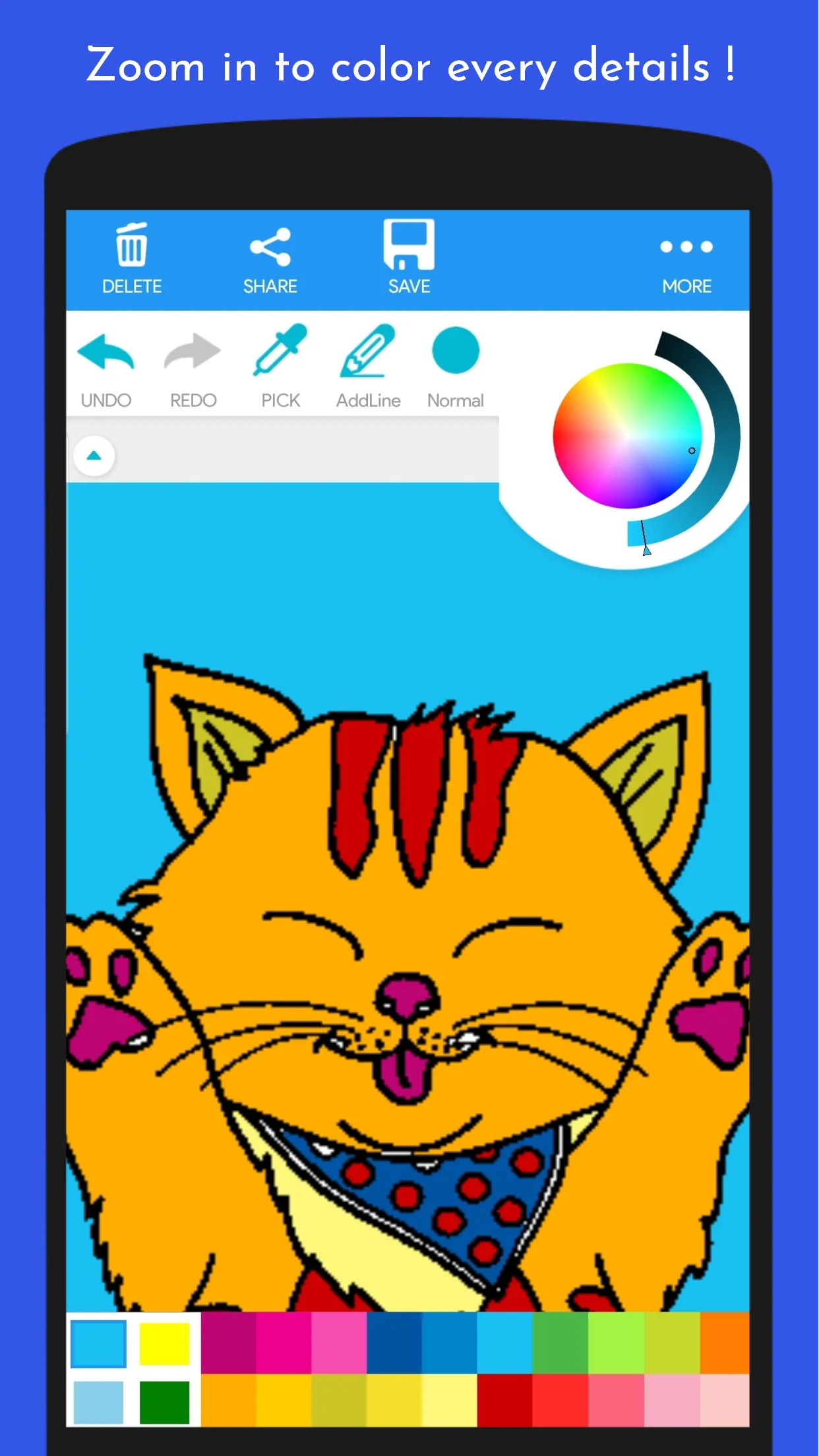 Cute Kitten Coloring Book | Indus Appstore | Screenshot