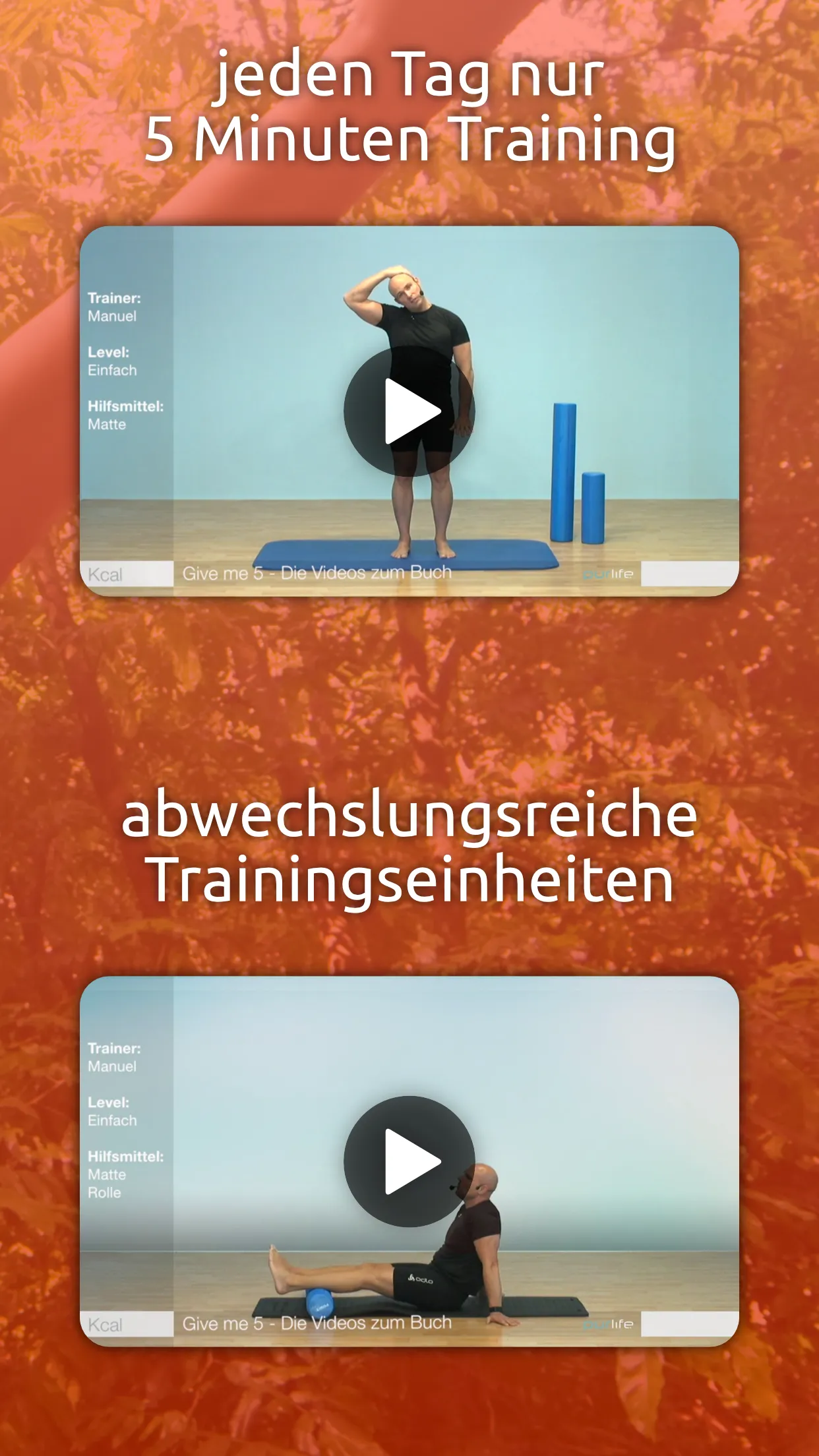 Das 5 Minuten Faszientraining | Indus Appstore | Screenshot