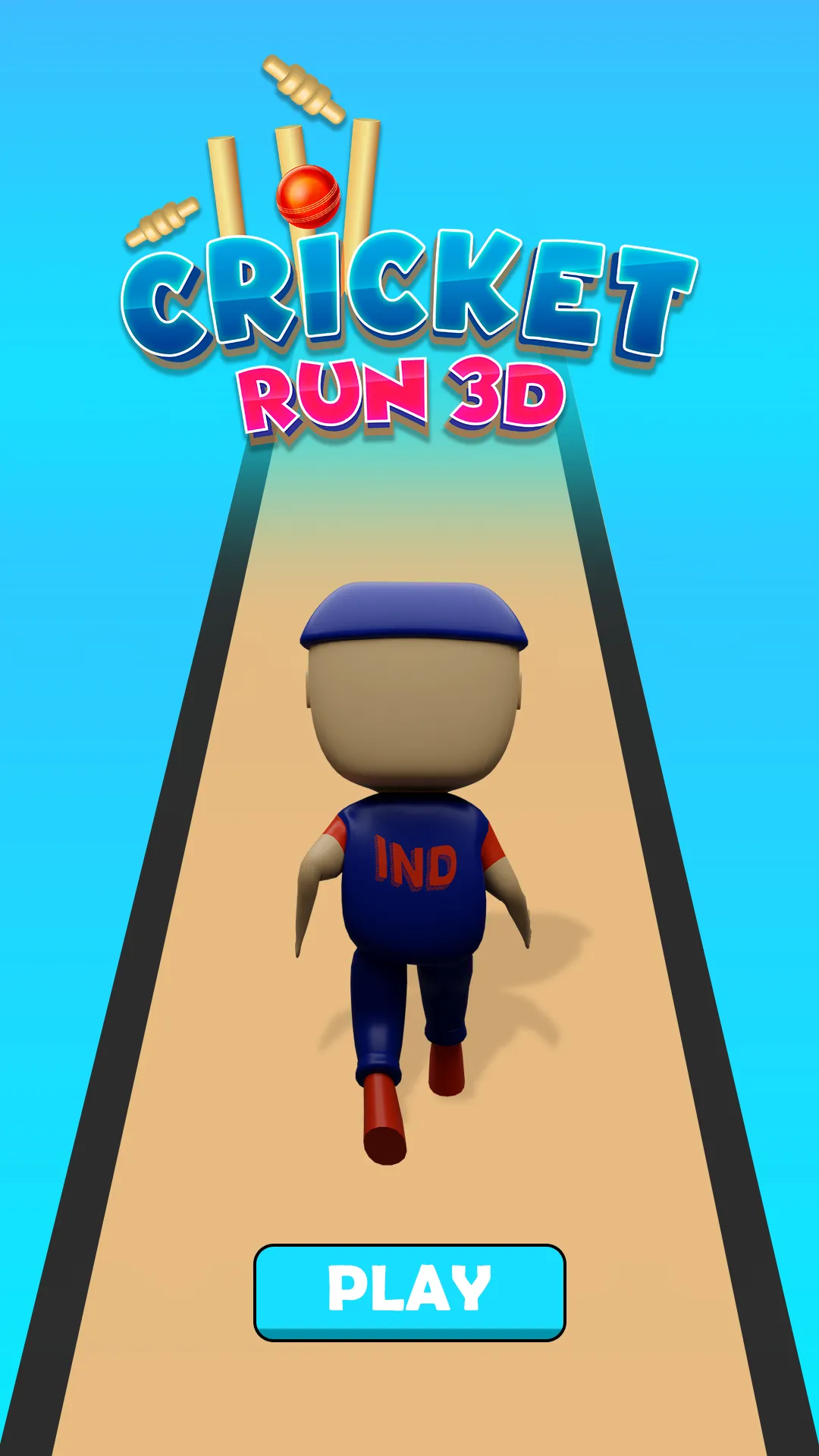 Cricket Run 3D - Running Game | Indus Appstore | Screenshot