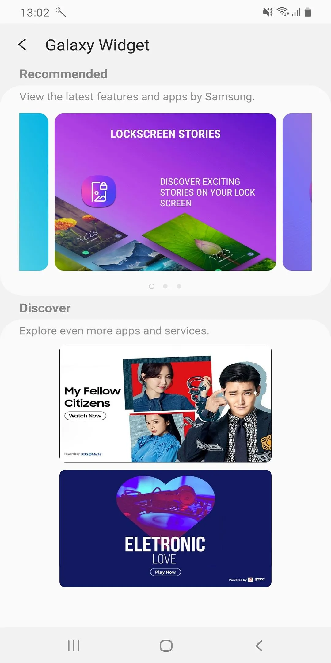 Galaxy Widget | Indus Appstore | Screenshot
