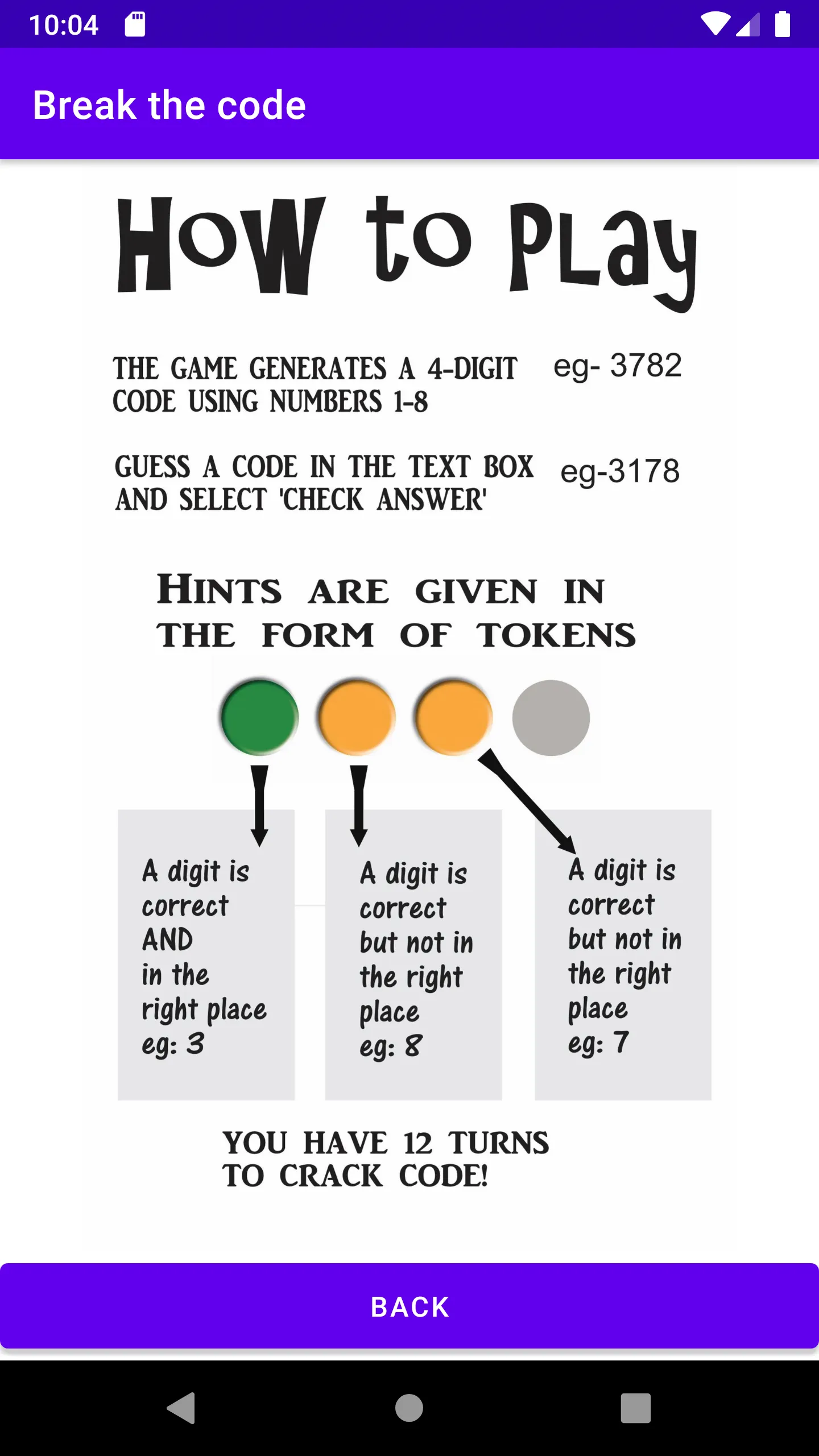 Mastermind: Number-based code  | Indus Appstore | Screenshot