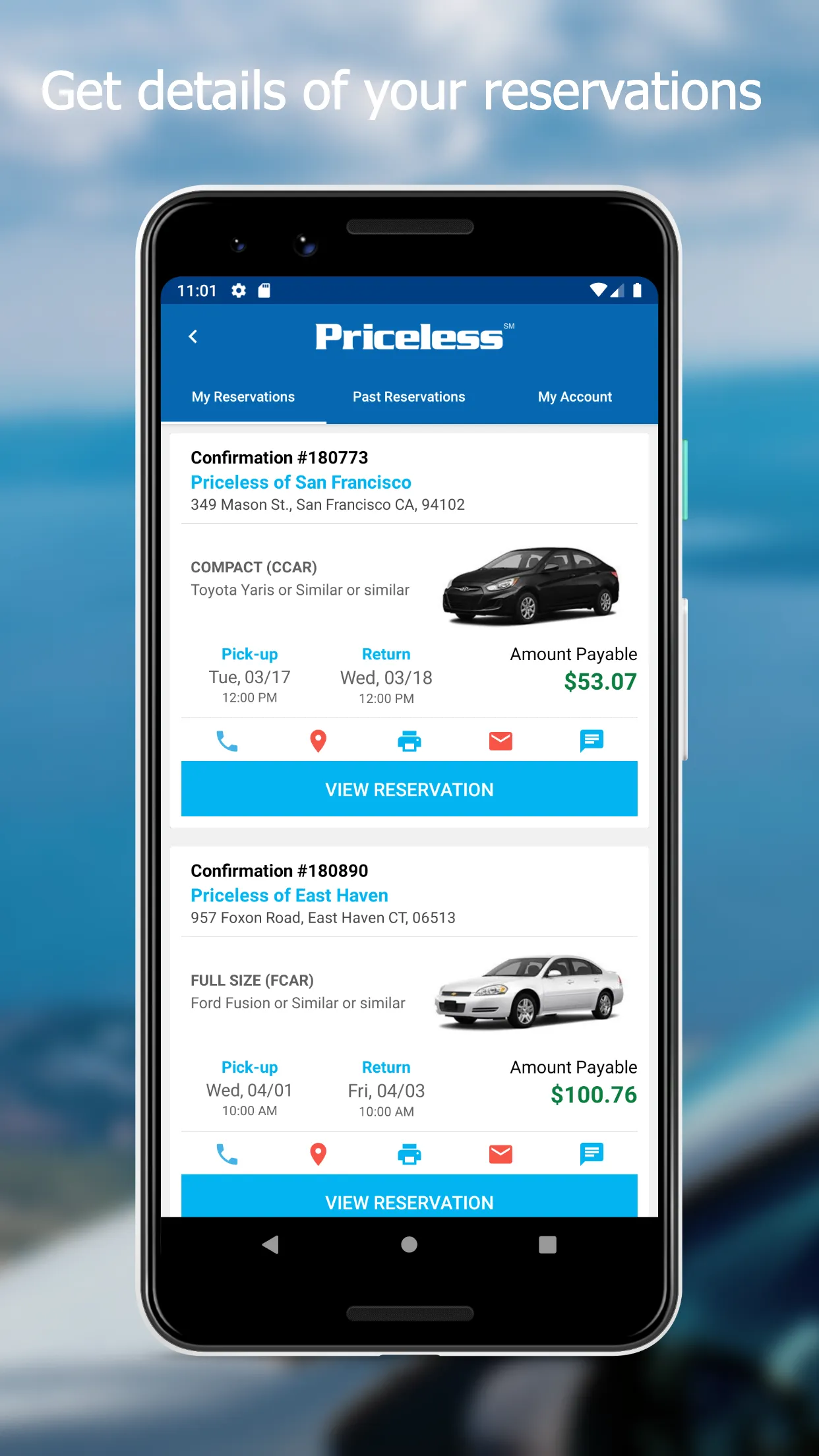 Priceless Car Rental | Indus Appstore | Screenshot