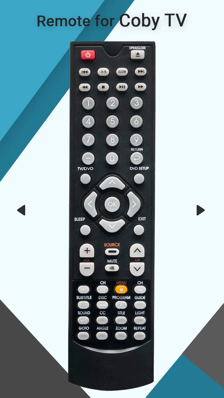 Remote for Coby TV | Indus Appstore | Screenshot