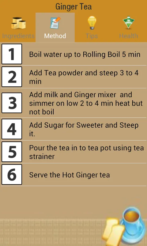 Tea Recipes | Indus Appstore | Screenshot