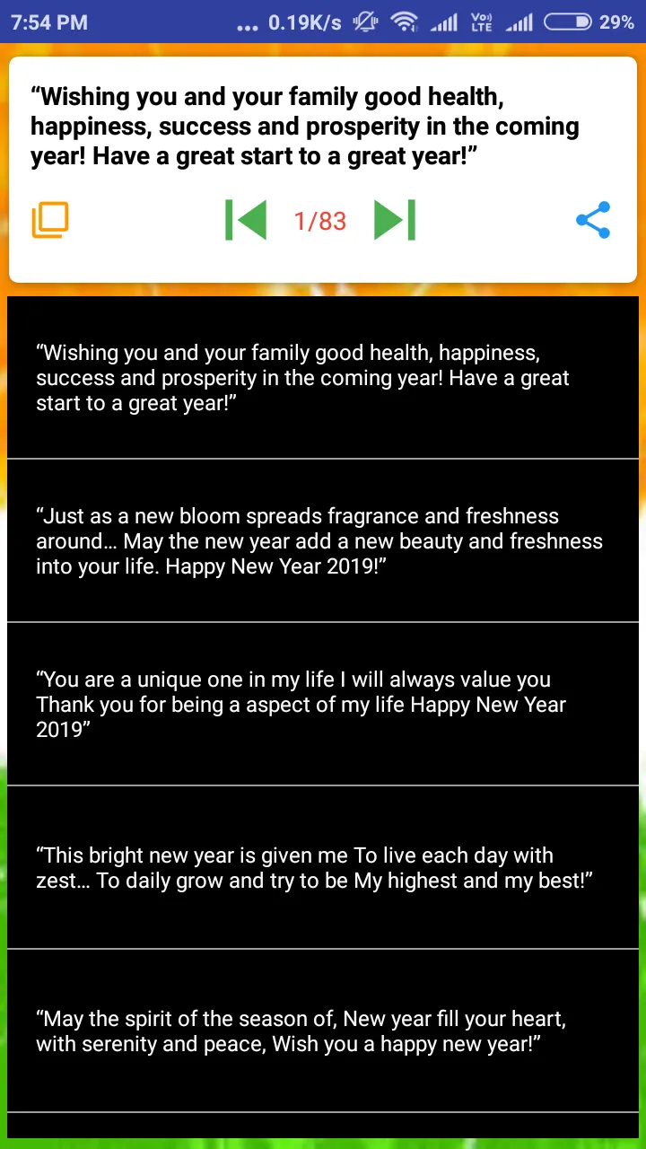 Happy Newj Year Shayari Status | Indus Appstore | Screenshot