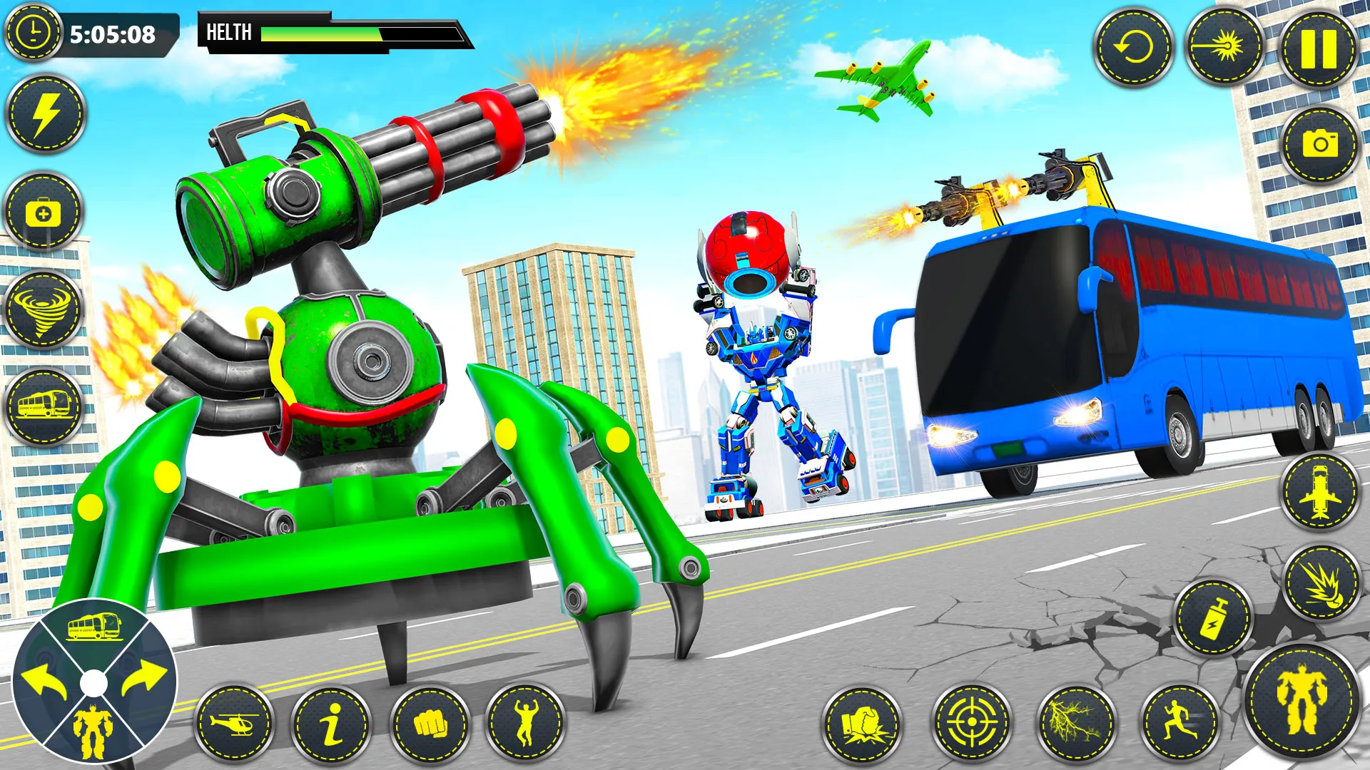 School Bus Robot Car Game | Indus Appstore | Screenshot