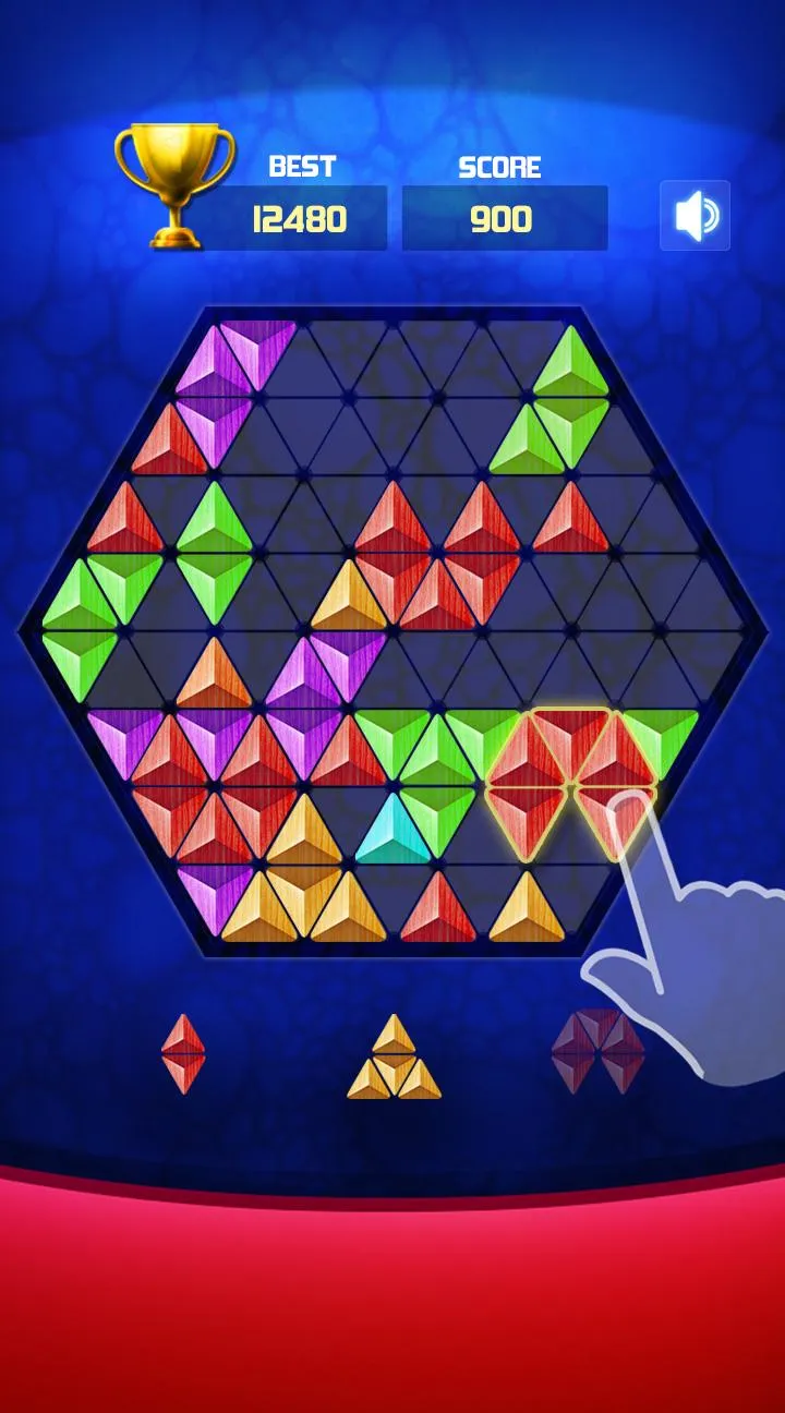 Hexa : Block Triangle Puzzle g | Indus Appstore | Screenshot