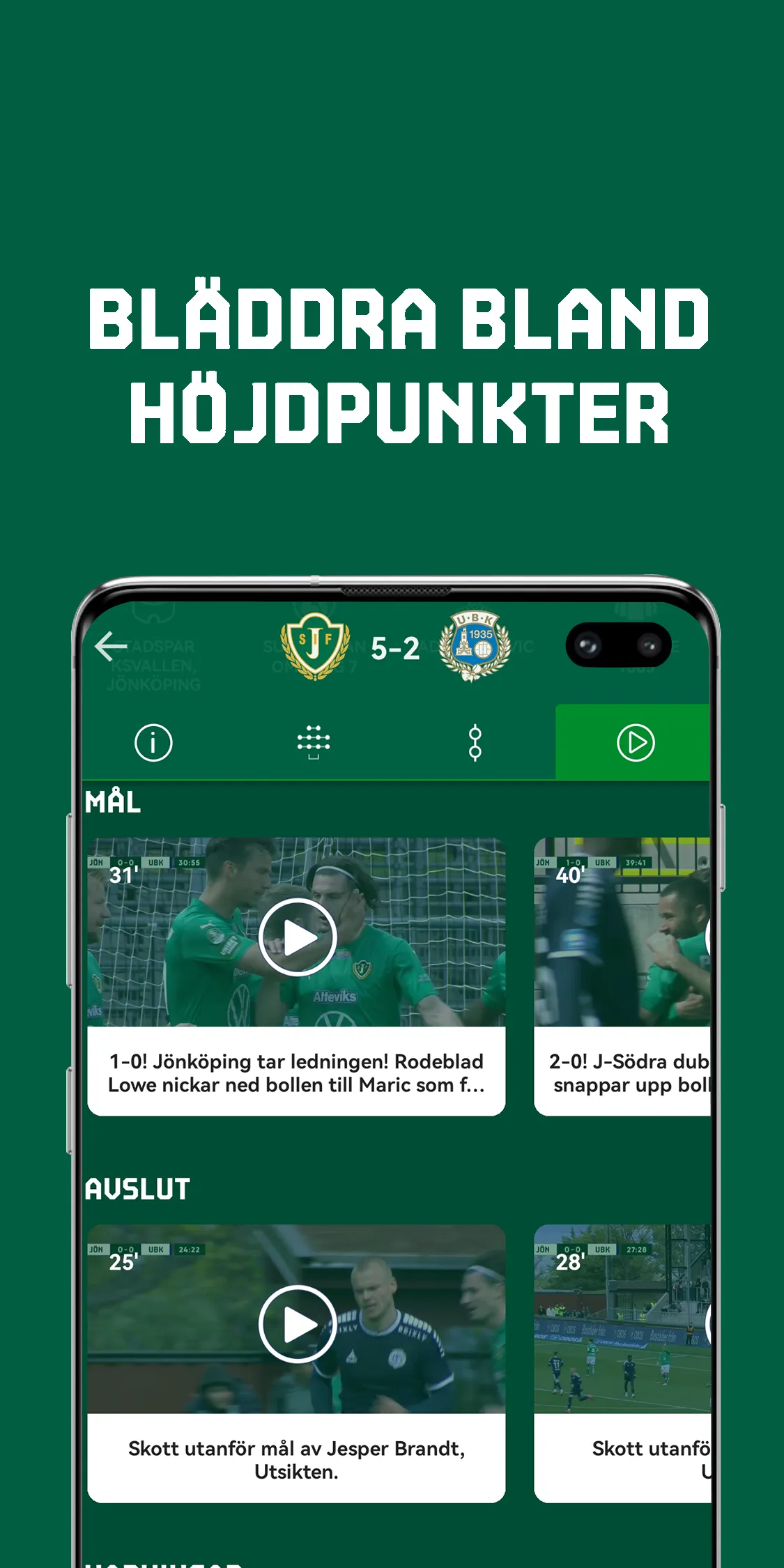 Jönköpings Södra Live | Indus Appstore | Screenshot