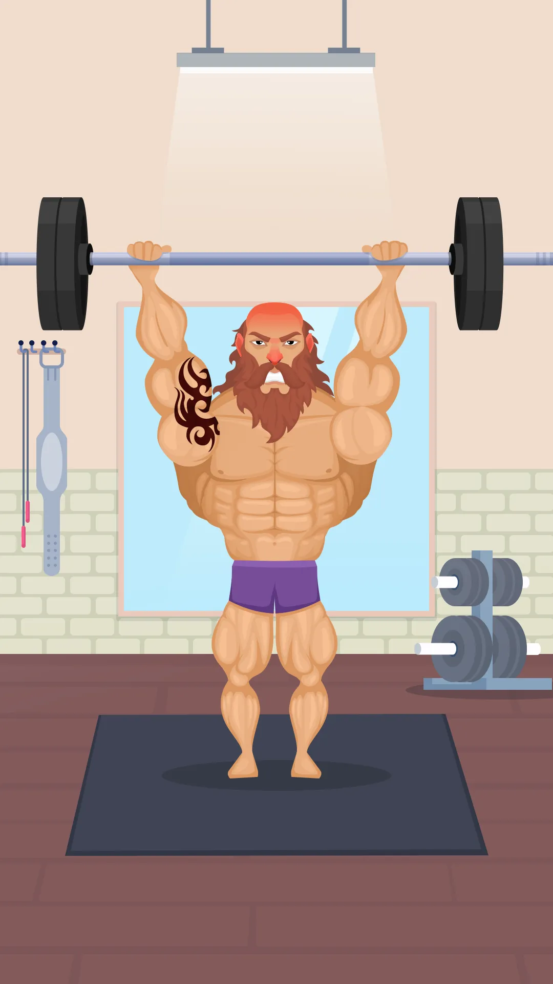 Muscle Man Clicker-Gym Workout | Indus Appstore | Screenshot