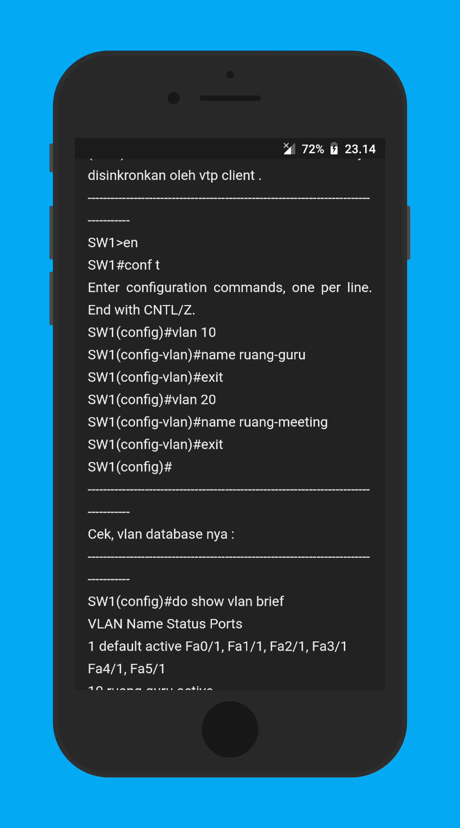 Modul TKJ VLAN SMK | Indus Appstore | Screenshot