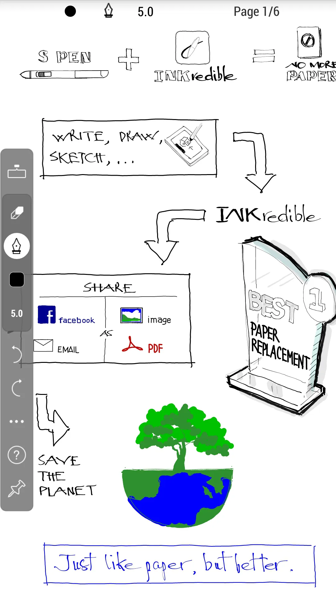 INKredible-Handwriting Note | Indus Appstore | Screenshot