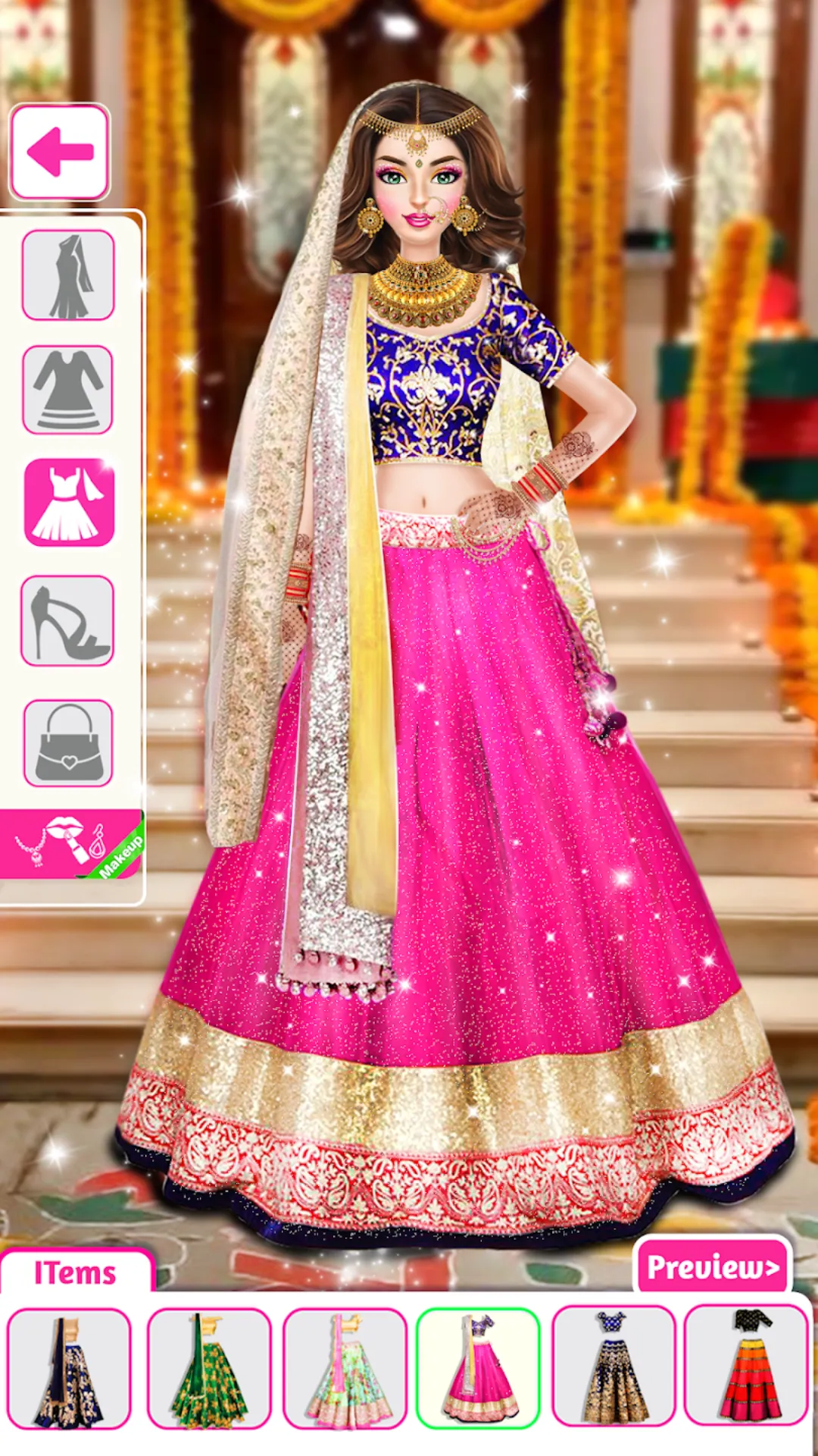 Makeup Game - Indian Wedding | Indus Appstore | Screenshot