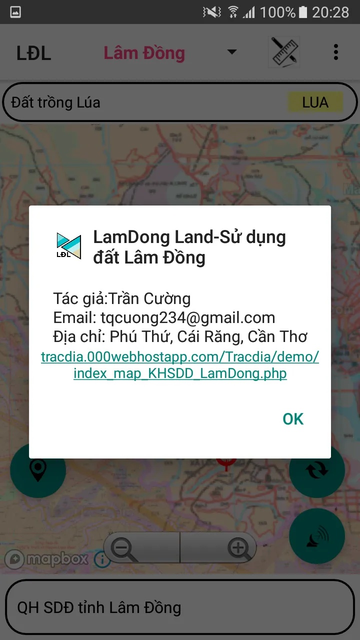 QH sử dụng đâ�́t Lâm Đồng | Indus Appstore | Screenshot