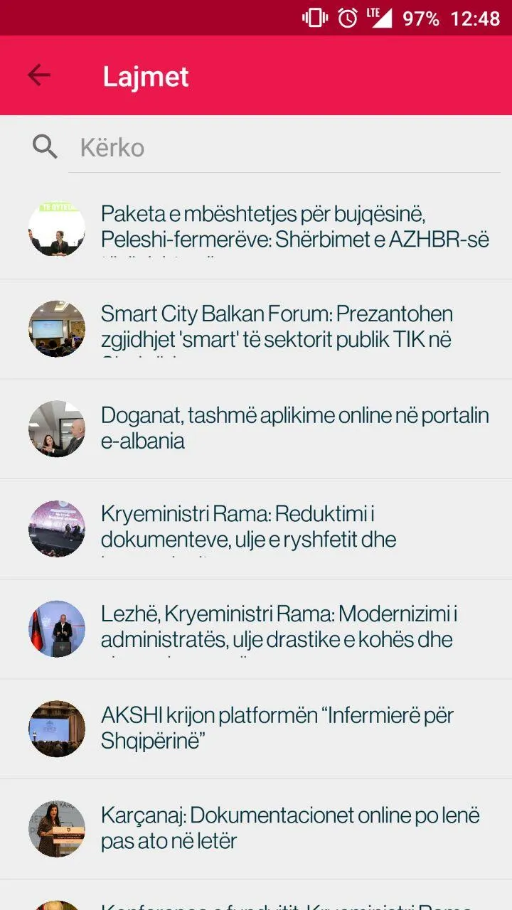 e-Albania | Indus Appstore | Screenshot