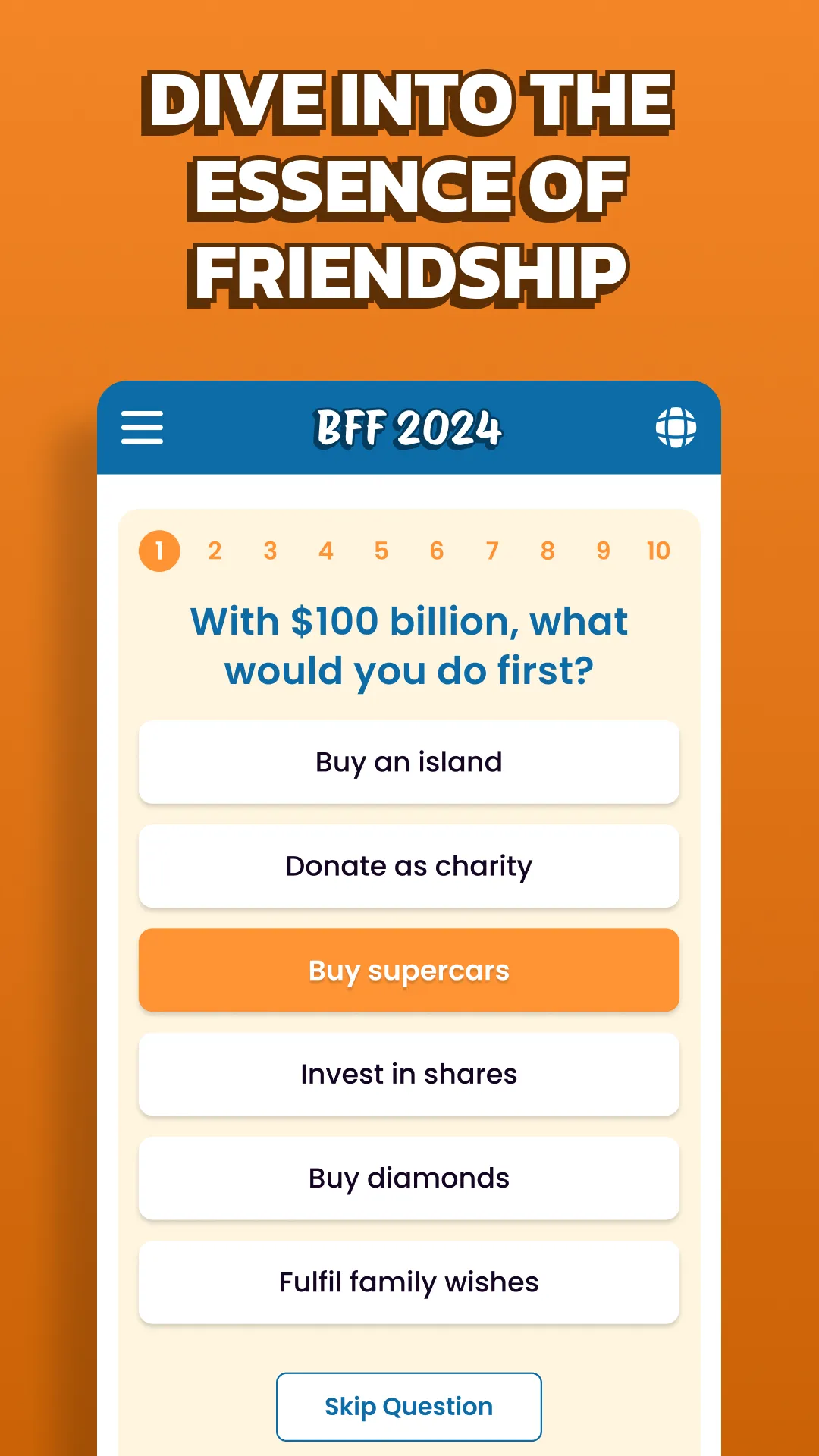 BFF Friendship Test | Indus Appstore | Screenshot