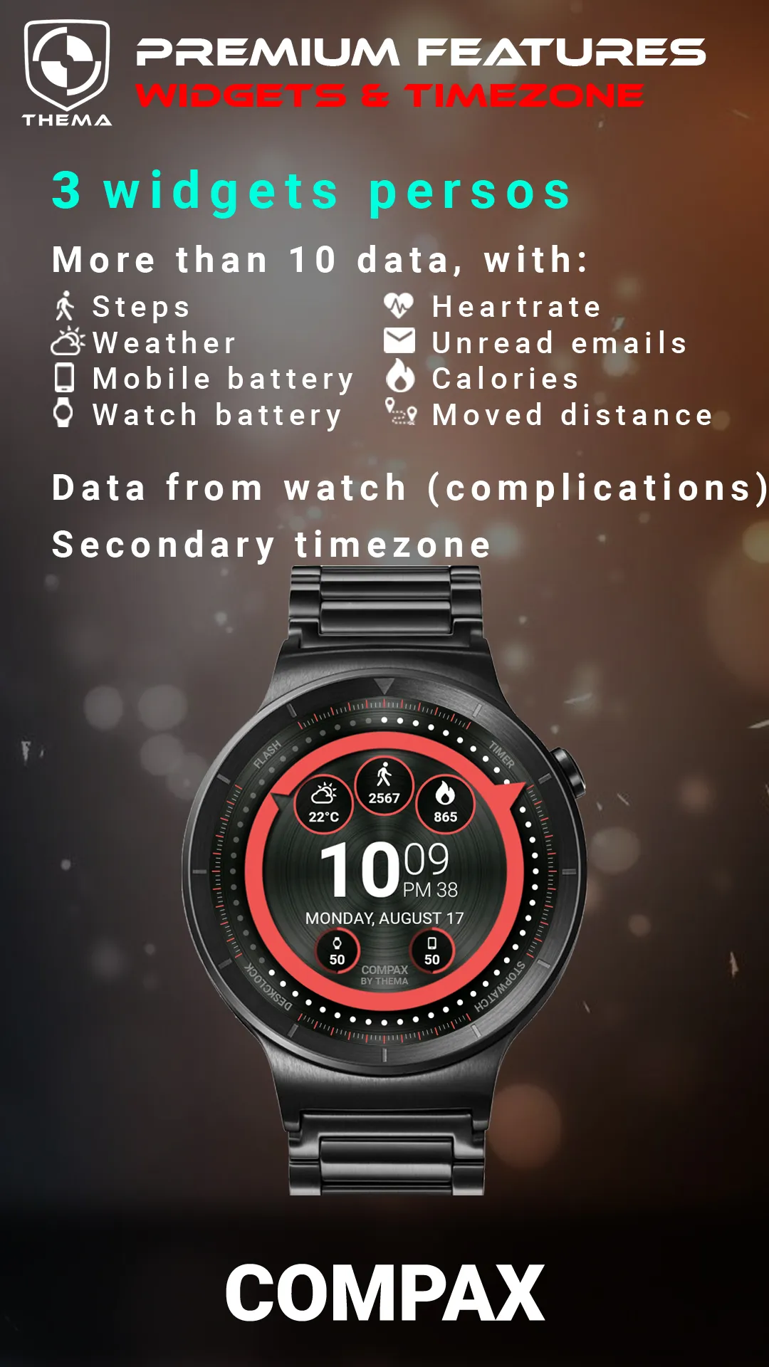 Compax Watch Face | Indus Appstore | Screenshot