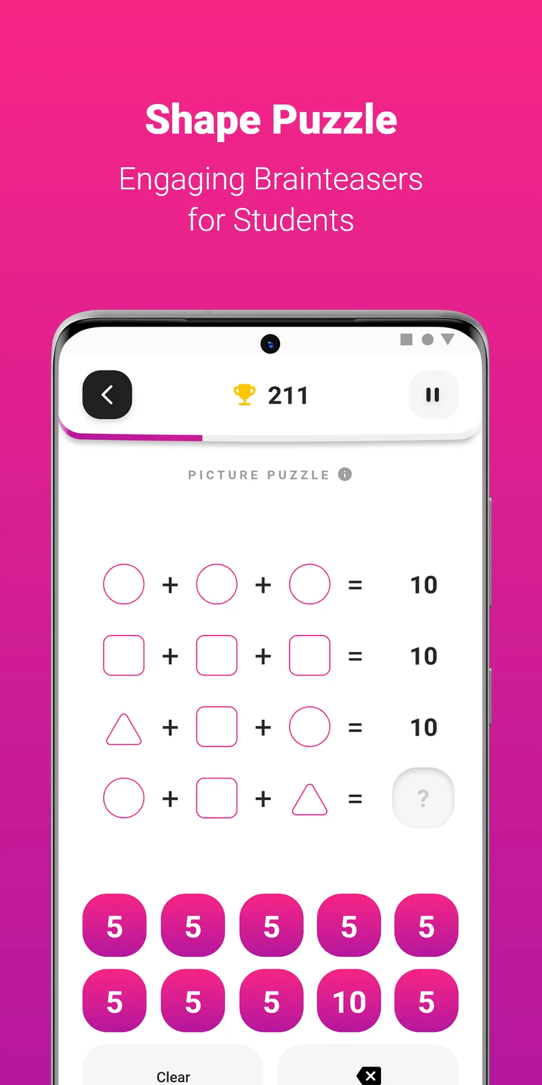 Math Puzzle & Calculation Game | Indus Appstore | Screenshot