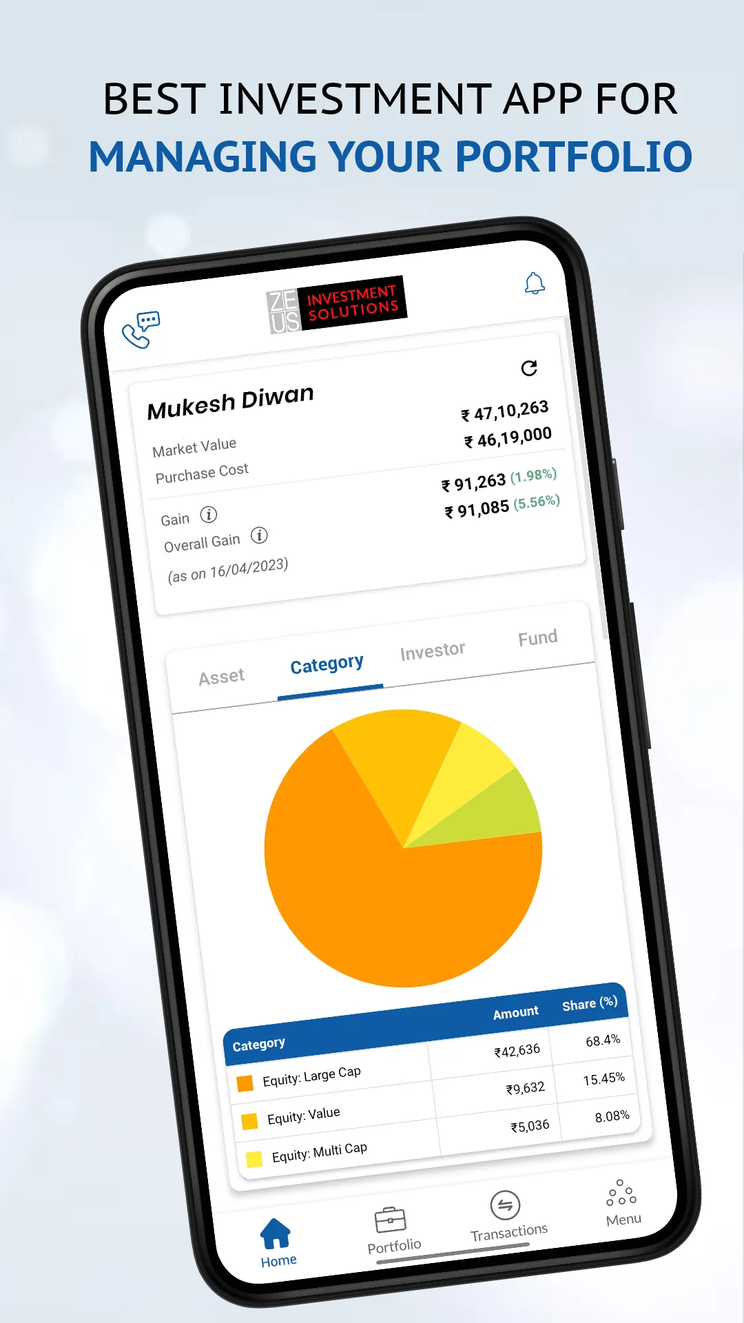 ZEUS Investments | Indus Appstore | Screenshot