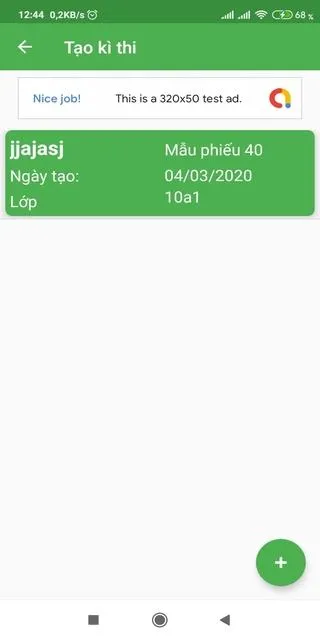 Chấm Trắc Nghiệm | Indus Appstore | Screenshot