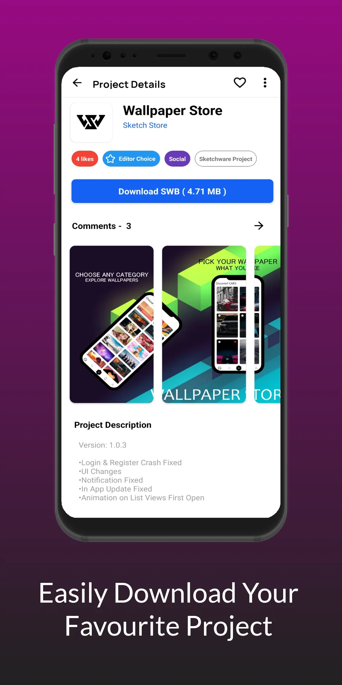 Sketchware Project Store | Indus Appstore | Screenshot