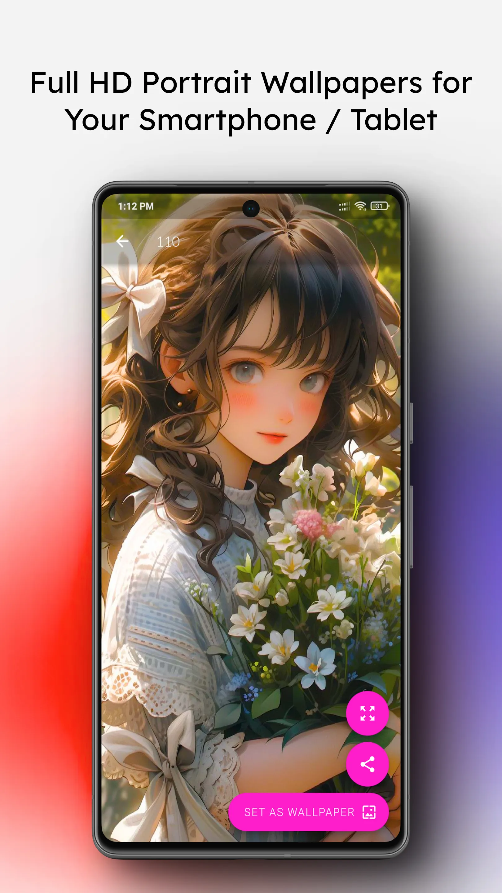 Anime Girl Wallpaper Offline | Indus Appstore | Screenshot