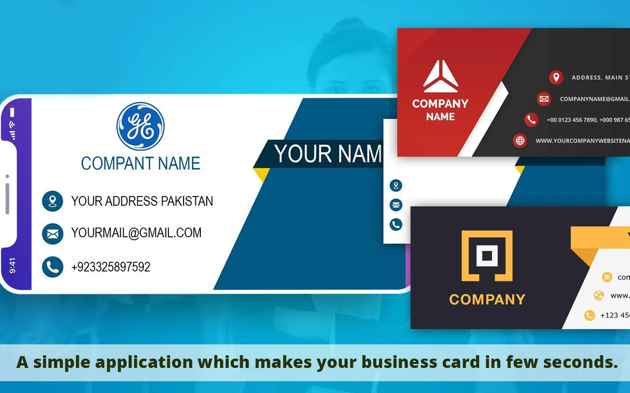 Digital Business Card Maker | Indus Appstore | Screenshot