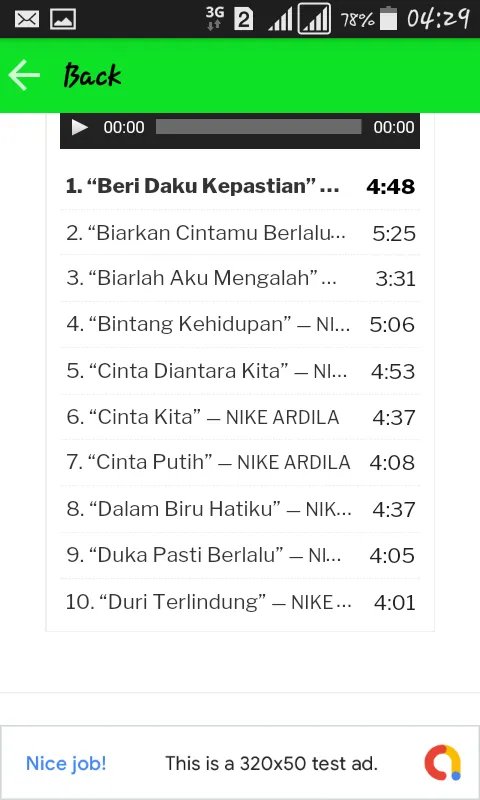 Album Lagu Nike Ardilla Mp3 | Indus Appstore | Screenshot