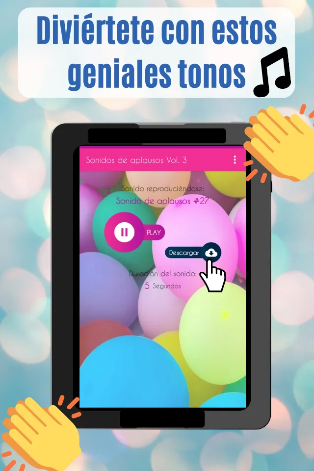 Sonidos de Aplausos. Manos. | Indus Appstore | Screenshot