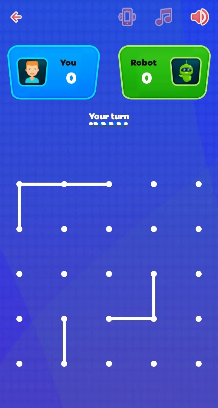 Dots And Boxes Multiplayer | Indus Appstore | Screenshot