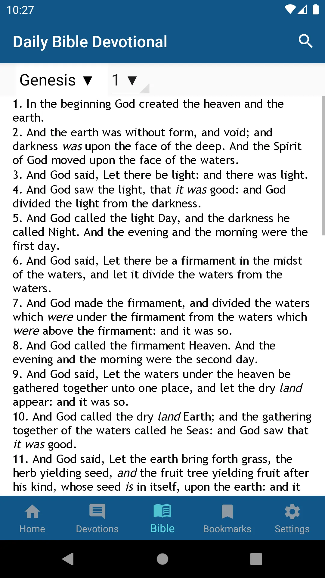 Daily Bible Devotional | Indus Appstore | Screenshot