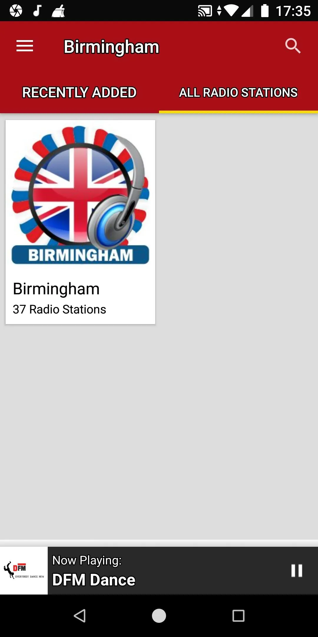 Birmingham Radio Stations - UK | Indus Appstore | Screenshot