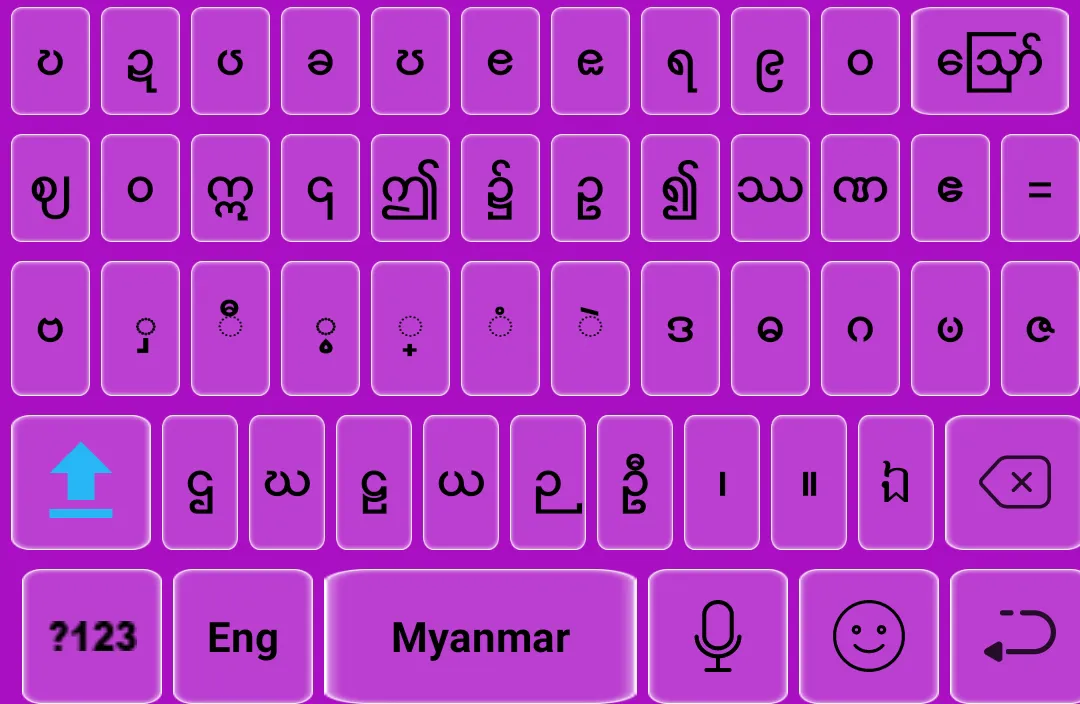 Myanmar keyboard 2020: Zawgyi  | Indus Appstore | Screenshot