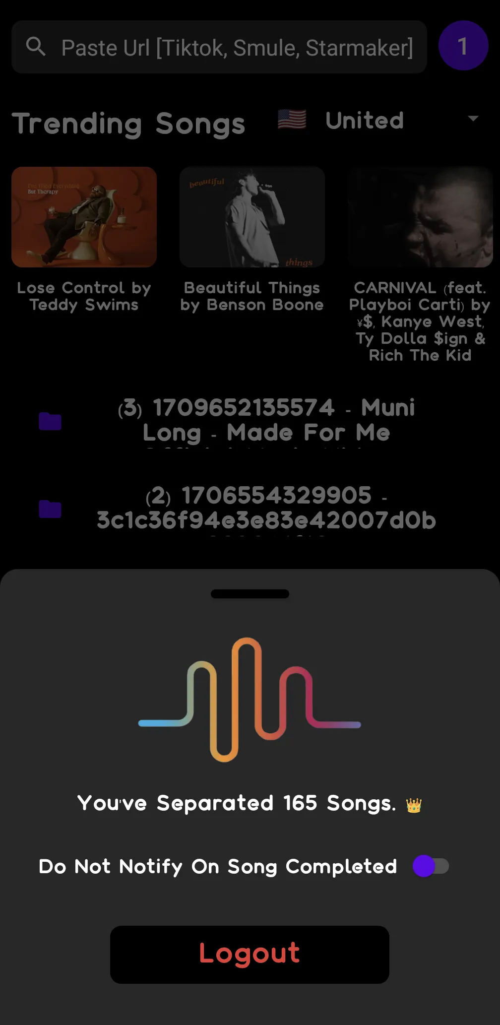 SonicMelody: AI Vocal Remover | Indus Appstore | Screenshot