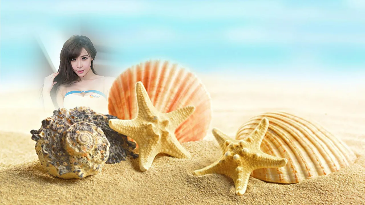 Seashell Photo Frames montage | Indus Appstore | Screenshot