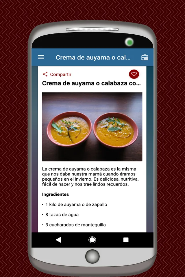 Recetas de Sopas y Caldos | Indus Appstore | Screenshot