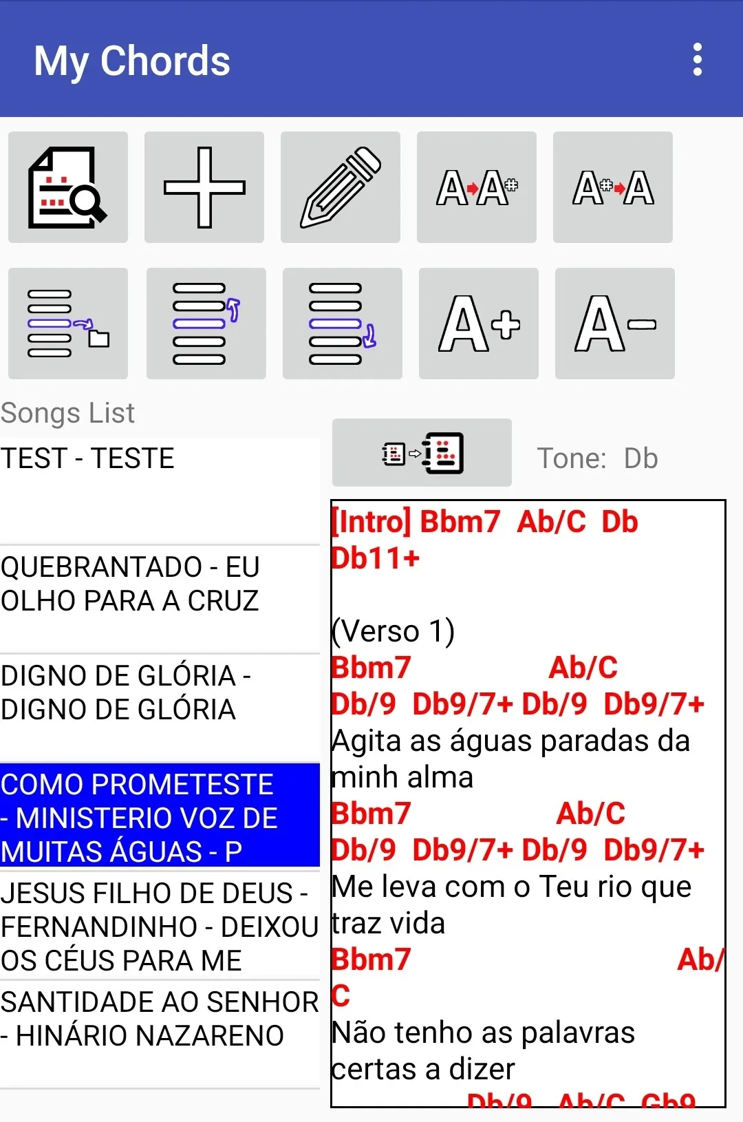 My Chords | Indus Appstore | Screenshot