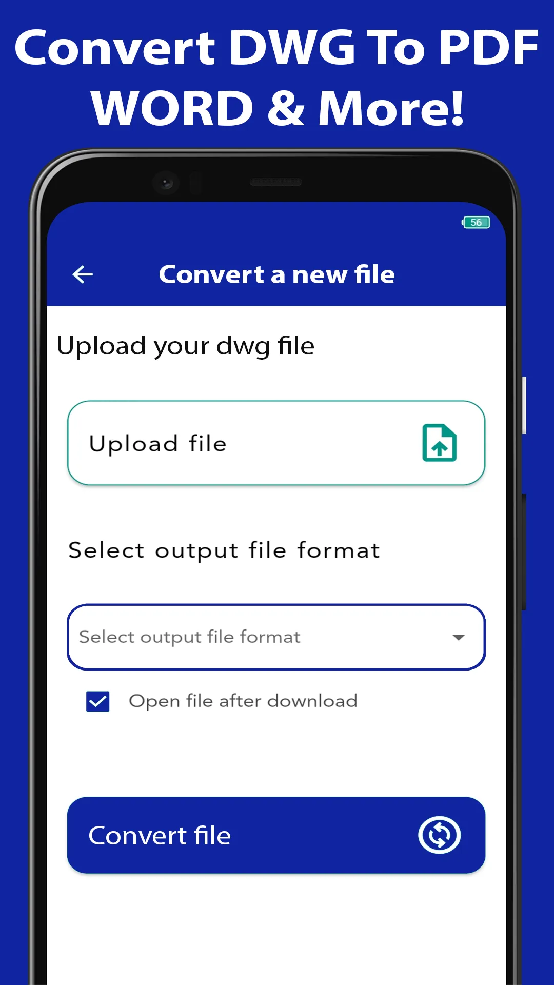 DWG To PDF Fast DWG View File | Indus Appstore | Screenshot