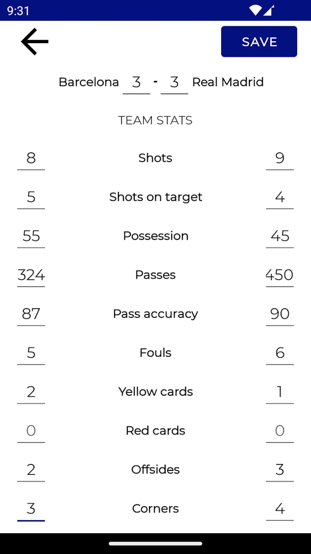 Fixture & Points Table Maker | Indus Appstore | Screenshot