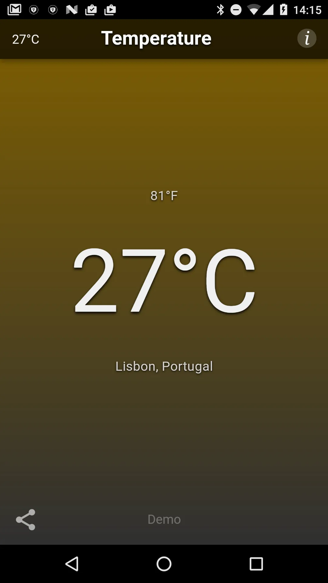 Temperature | Indus Appstore | Screenshot