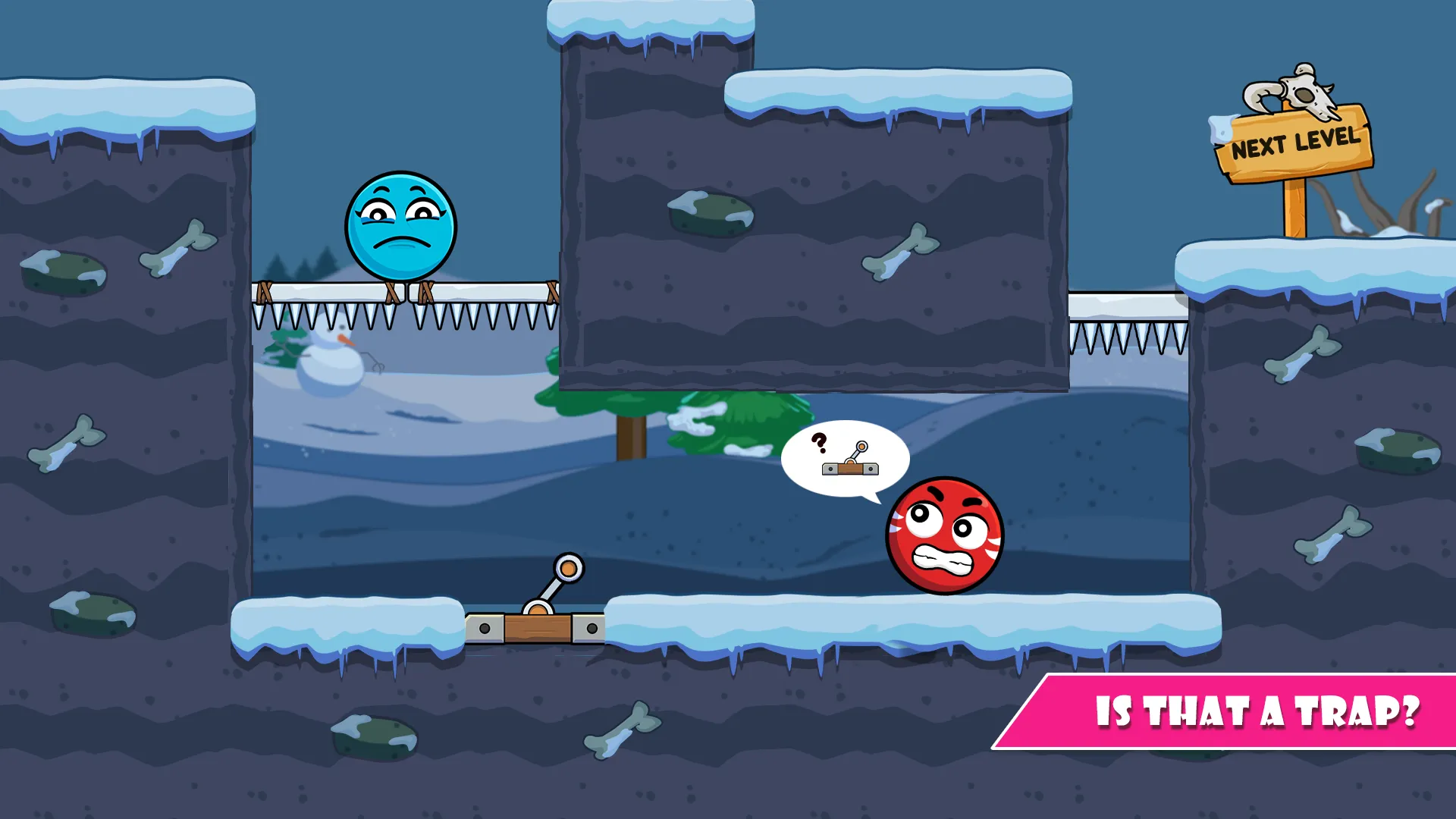 Red and Blue Ball: Cupid love | Indus Appstore | Screenshot