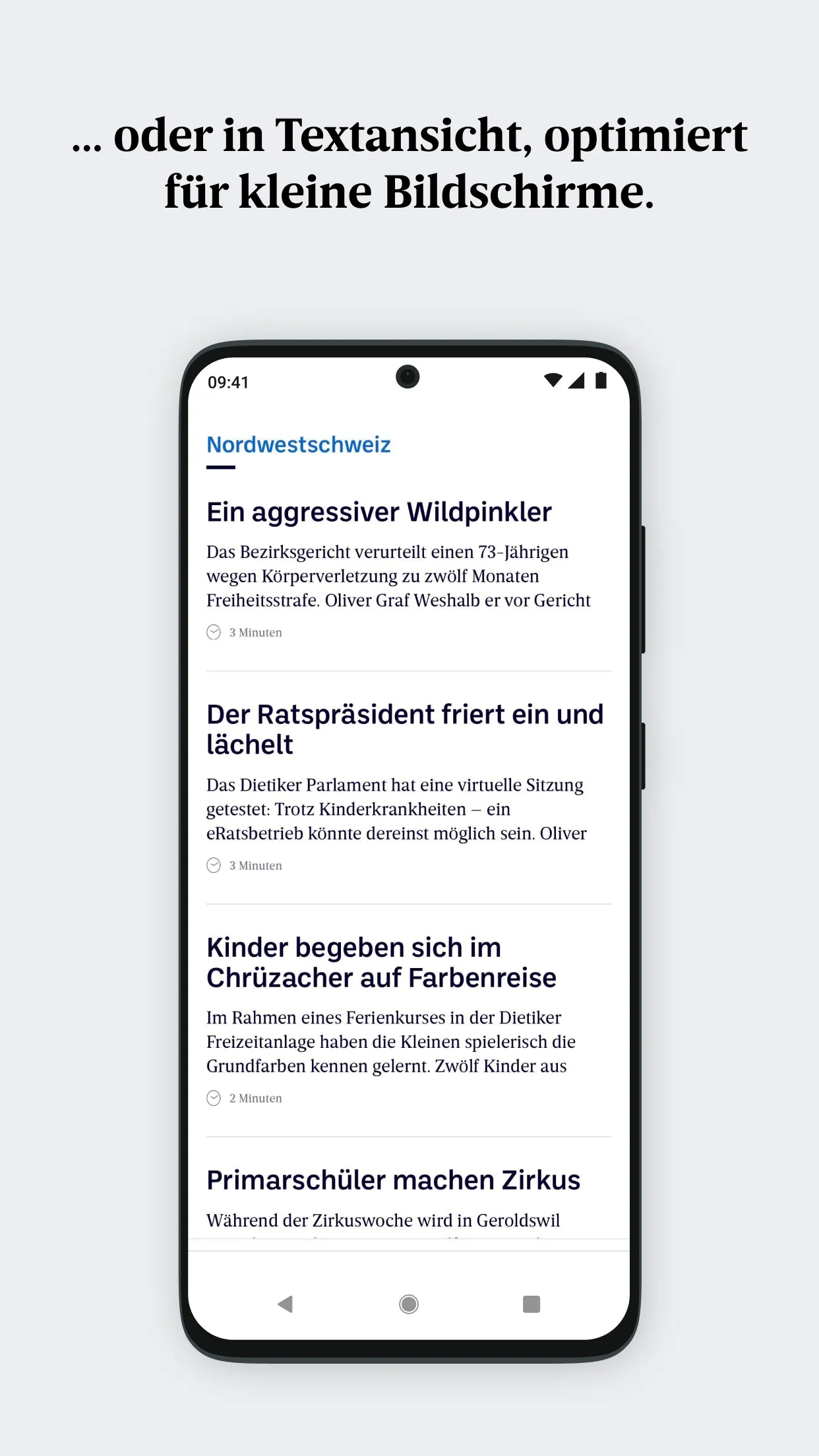 Limmattaler Zeitung E-Paper | Indus Appstore | Screenshot