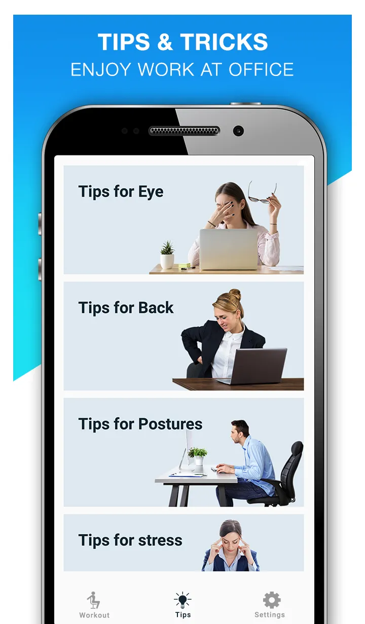 Office Workout Exercises | Indus Appstore | Screenshot