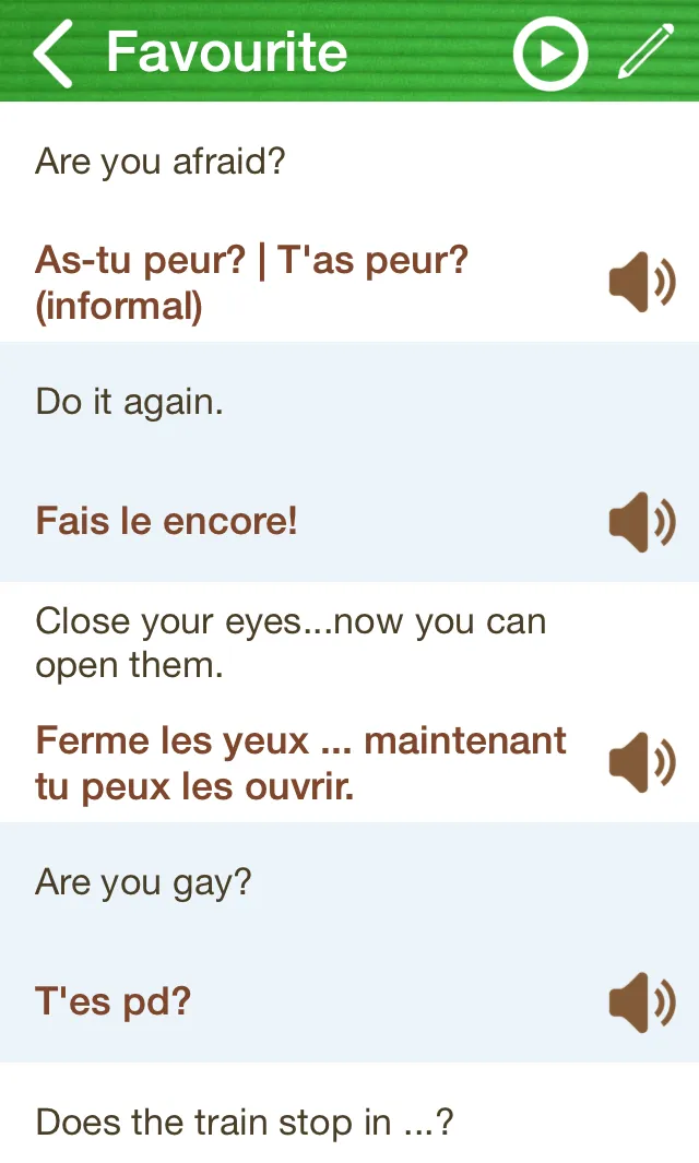 Learn French Phrasebook | Indus Appstore | Screenshot