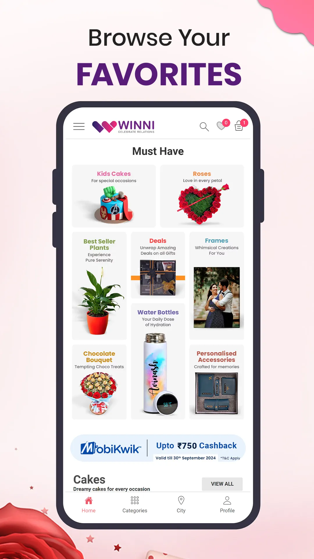 Winni - Cake, Flowers & Gifts | Indus Appstore | Screenshot