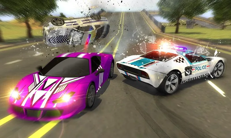 Police Car vs Gangster Escape | Indus Appstore | Screenshot