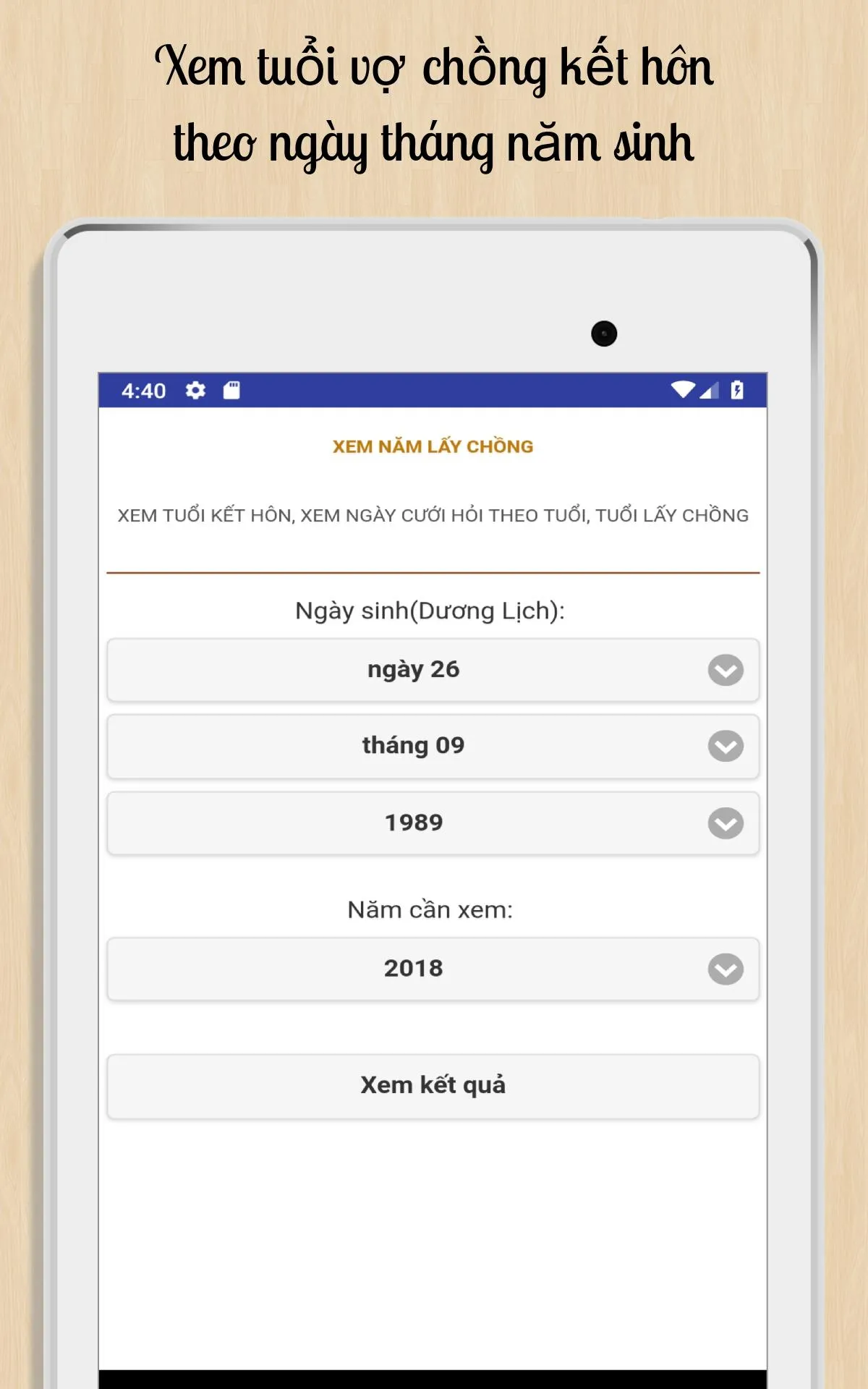 Xem năm lấy chồng | Indus Appstore | Screenshot