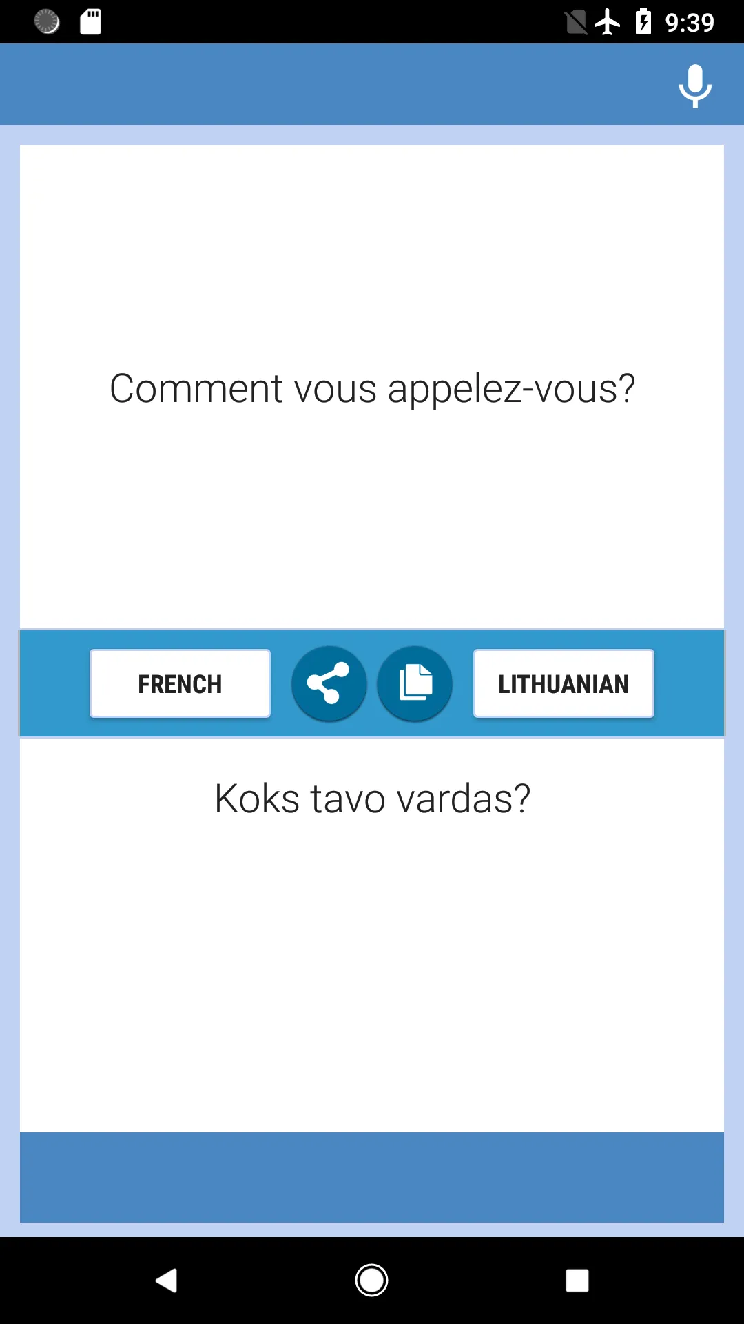 French-Lithuanian Translator | Indus Appstore | Screenshot