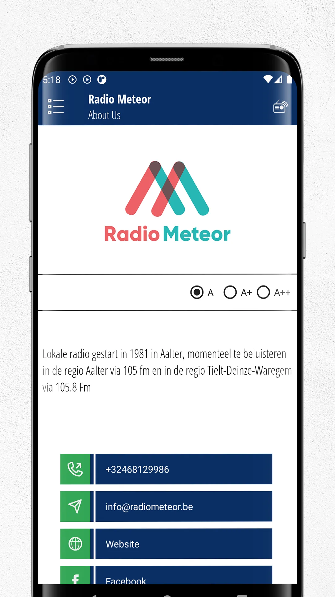 Radio Meteor | Indus Appstore | Screenshot