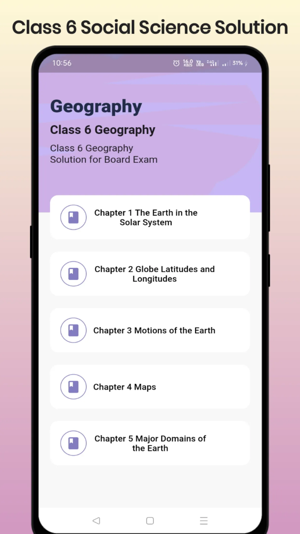 Class 6 Social Science | Indus Appstore | Screenshot