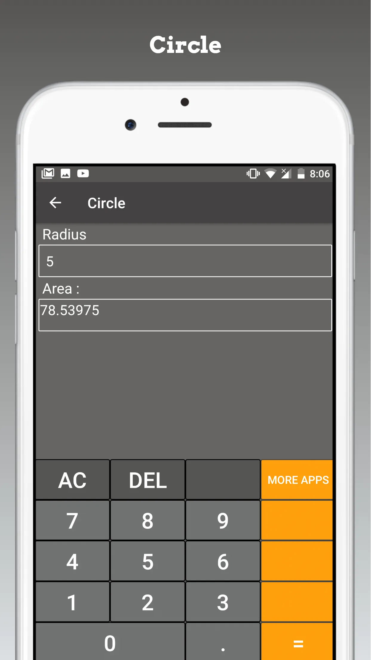 Area and Volume Calculator | Indus Appstore | Screenshot